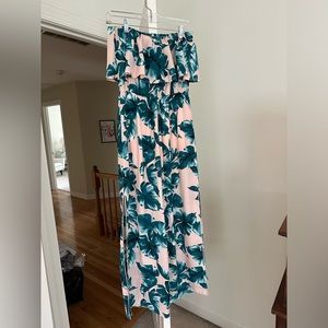 Sleeveless Floral Jumpsuit